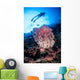 Large Barrel Sponge Grows Wall Decal