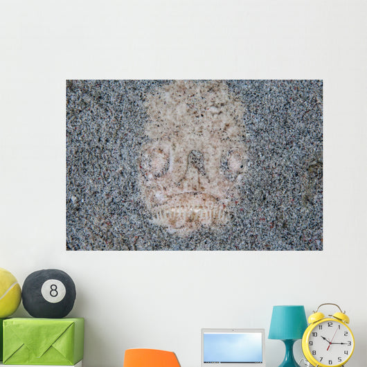 Stargazer Fish Camouflages Itself Wall Decal Design 2