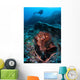 Scorpionfish Lays Large Sponge Wall Decal