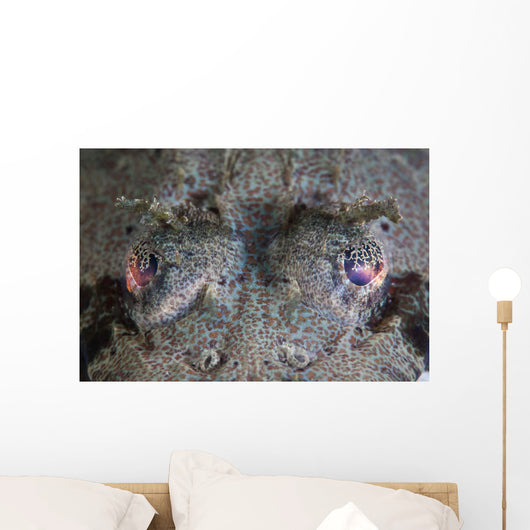 Camouflaged Horned Flathead Lays Wall Decal Design 1