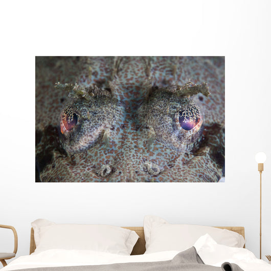 Camouflaged Horned Flathead Lays Wall Decal Design 1
