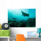 Manta Rays Swims through Wall Decal Design 4