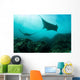 Manta Rays Swims through Wall Decal Design 4