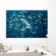Massive School Bigeye Trevally Wall Decal Design 2
