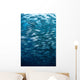 Massive School Bigeye Trevally Wall Decal Design 1
