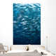 Massive School Bigeye Trevally Wall Decal Design 1