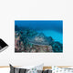Large Black-blotched Stingray near Wall Decal Design 2