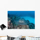 Large Black-blotched Stingray near Wall Decal Design 2