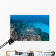 Large Black-blotched Stingray near Wall Decal Design 2