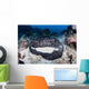 Large Black-blotched Stingray near Wall Decal Design 1