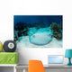 Roughtail Stingray Rests Seafloor Wall Decal Design 1