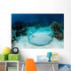 Roughtail Stingray Rests Seafloor Wall Decal Design 1