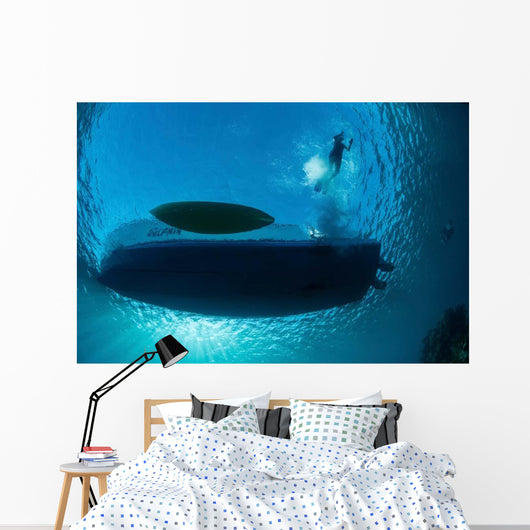 Sunlight Silhouettes Boat and Wall Decal