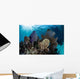 Colorful Set Gorgonians Diverse Wall Decal Design 14