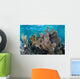 Colorful Set Gorgonians Diverse Wall Decal Design 1