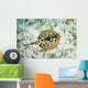 Yellow Stingray Sandy Seafloor Wall Decal Design 1