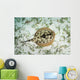 Yellow Stingray Sandy Seafloor Wall Decal Design 1