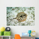 Yellow Stingray Sandy Seafloor Wall Decal Design 1