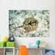 Yellow Stingray Sandy Seafloor Wall Decal Design 1
