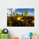 Lily Pads Grow along Wall Decal Design 4