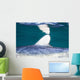 Close-up Dorsal Fin Blue Wall Decal Design 2