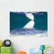 Close-up Dorsal Fin Blue Wall Decal Design 2