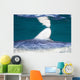 Close-up Dorsal Fin Blue Wall Decal Design 2