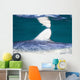 Close-up Dorsal Fin Blue Wall Decal Design 2