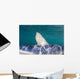 Close-up Dorsal Fin Blue Wall Decal Design 1
