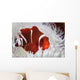Spine-cheeked Anemonefish Swims among Wall Decal Design 1