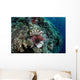 Lionfish Swims along Edge Wall Decal Design 3