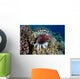 Lionfish Swims along Edge Wall Decal Design 2