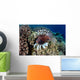 Lionfish Swims along Edge Wall Decal Design 2