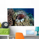 Lionfish Swims along Edge Wall Decal Design 2