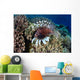 Lionfish Swims along Edge Wall Decal Design 2