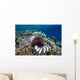 Lionfish Swims along Edge Wall Decal Design 1