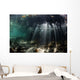 Sunlight Shines into Blue Wall Decal Design 5