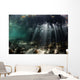 Sunlight Shines into Blue Wall Decal Design 5