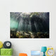 Sunlight Shines into Blue Wall Decal Design 2