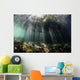 Sunlight Shines into Blue Wall Decal Design 2