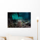 Tube Anemone Grows Blue Wall Decal