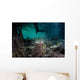 Tube Anemone Grows Blue Wall Decal