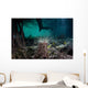 Tube Anemone Grows Blue Wall Decal