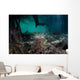Tube Anemone Grows Blue Wall Decal