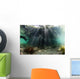 Sunlight Shines into Blue Wall Decal Design 1