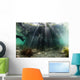 Sunlight Shines into Blue Wall Decal Design 1