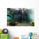 Sunlight Shines into Blue Wall Decal Design 1