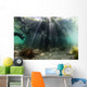 Sunlight Shines into Blue Wall Decal Design 1
