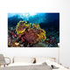 Beautiful Gorgonian Grows Reef Wall Decal