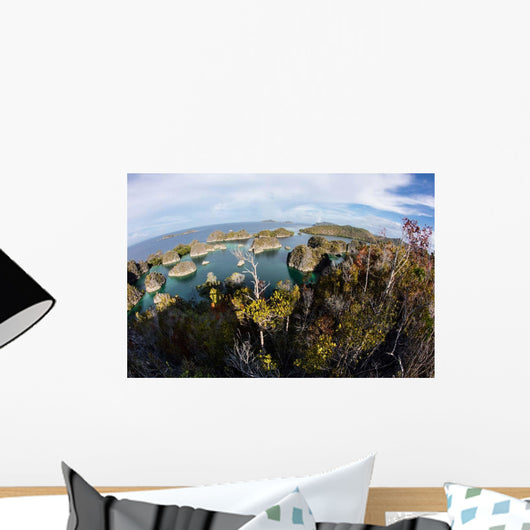 Limestone Islands Surround Beautiful Wall Decal Design 6